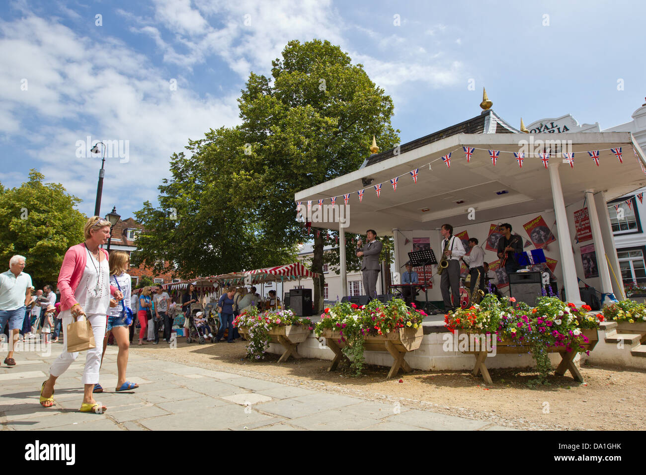 The Pantiles in Royal Tunbridge Wells Stock Photo Alamy