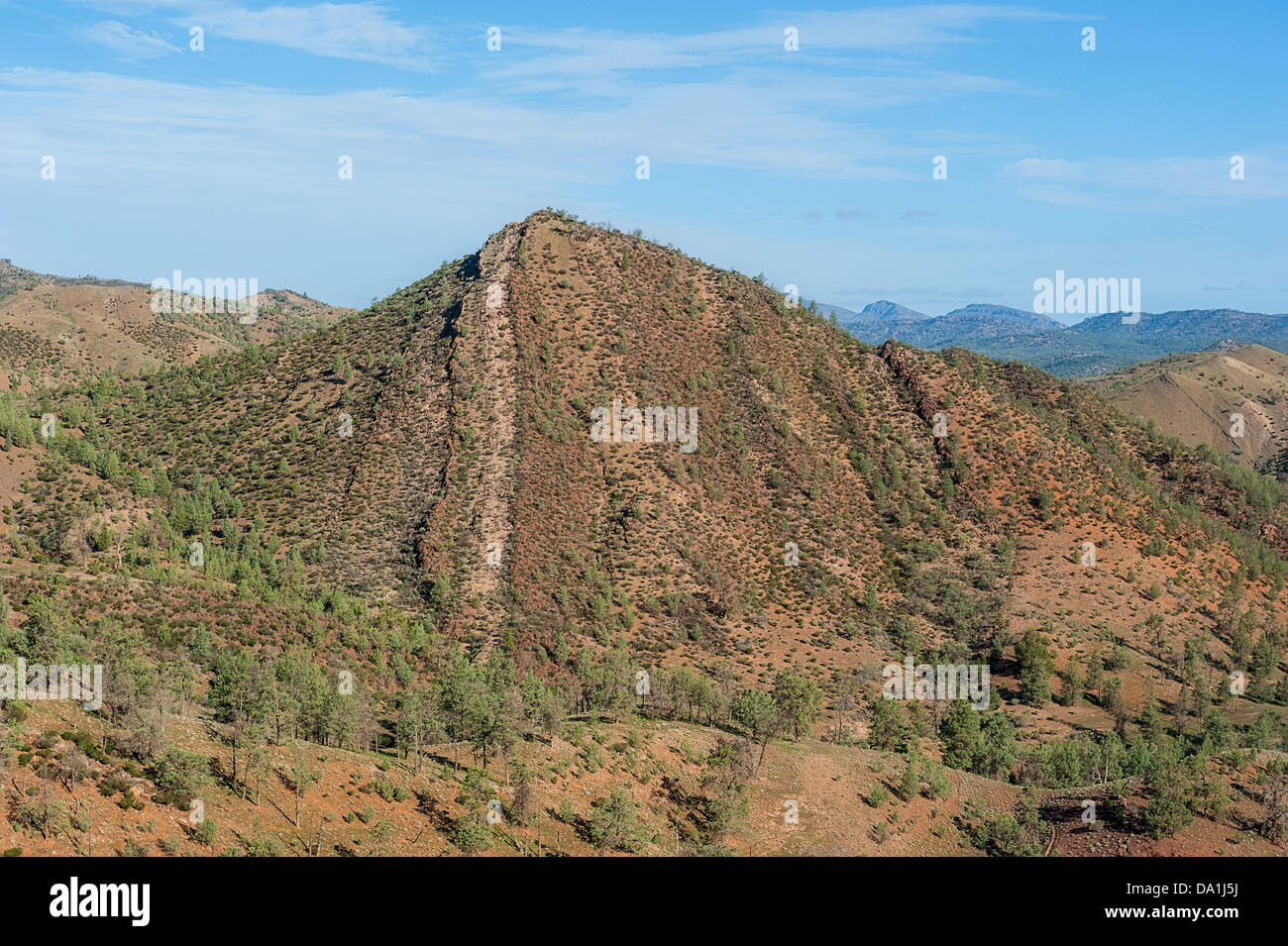 Razorback Flinders Ranges A razorback peak in Bunyeroo Valley in the ruggedly beautiful Flinders ...