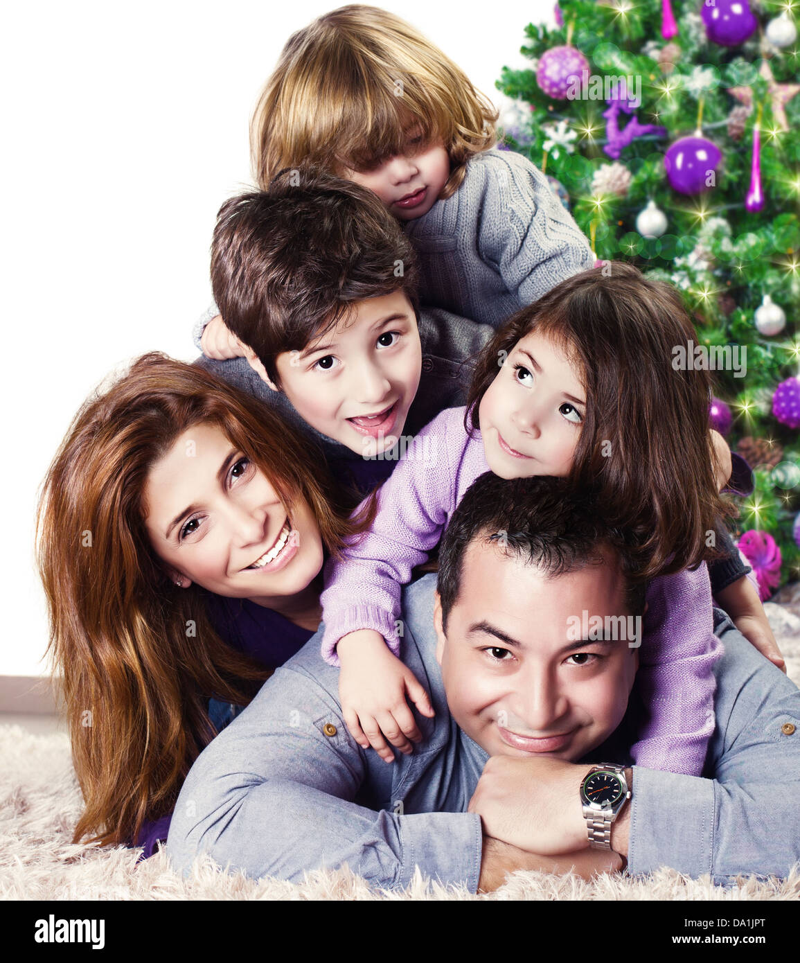 Kids celebrating new year hi-res stock photography and images - Alamy