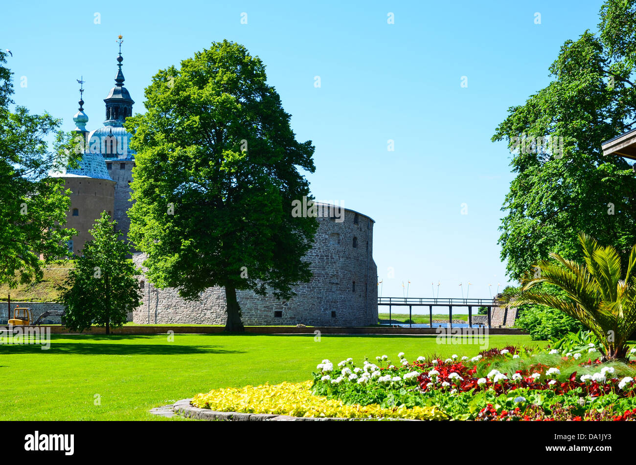 Kalmar medieval castle in Kalmar, Sweden Stock Photo