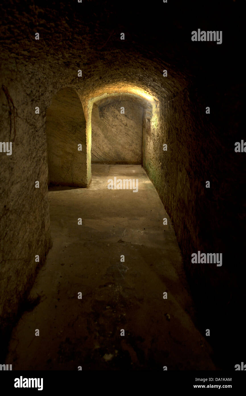 Fort of Hamilton underground, Bermuda Stock Photo - Alamy