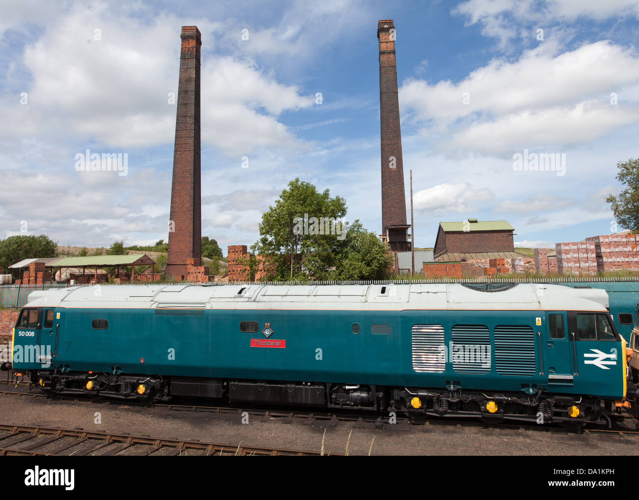 Open Day at Barrow Hill Roundhouse near Staveley, Chesterfield Stock