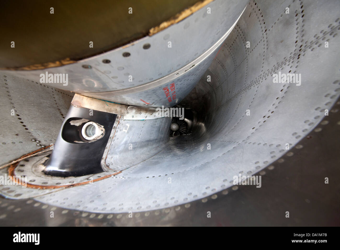 jet engine exhaust pipe Stock Photo Alamy