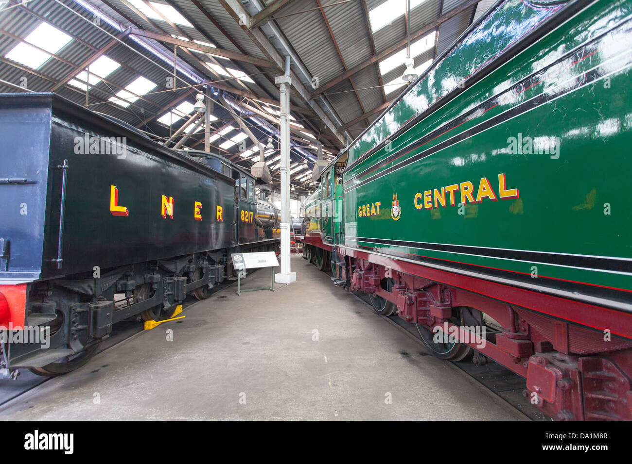 Open Day at Barrow Hill Roundhouse near Staveley, Chesterfield. Stock Photo