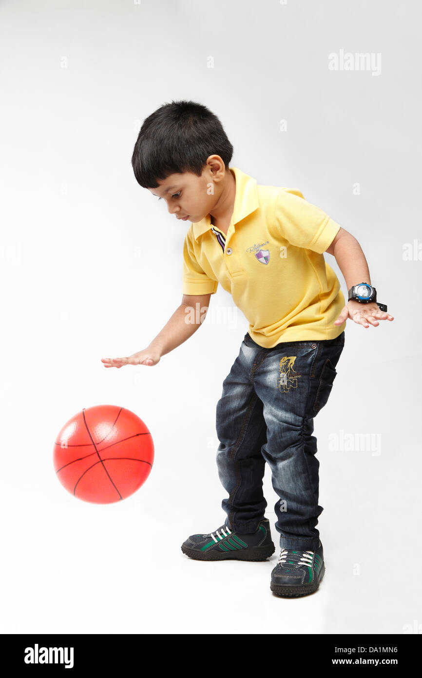 kid throwing ball
