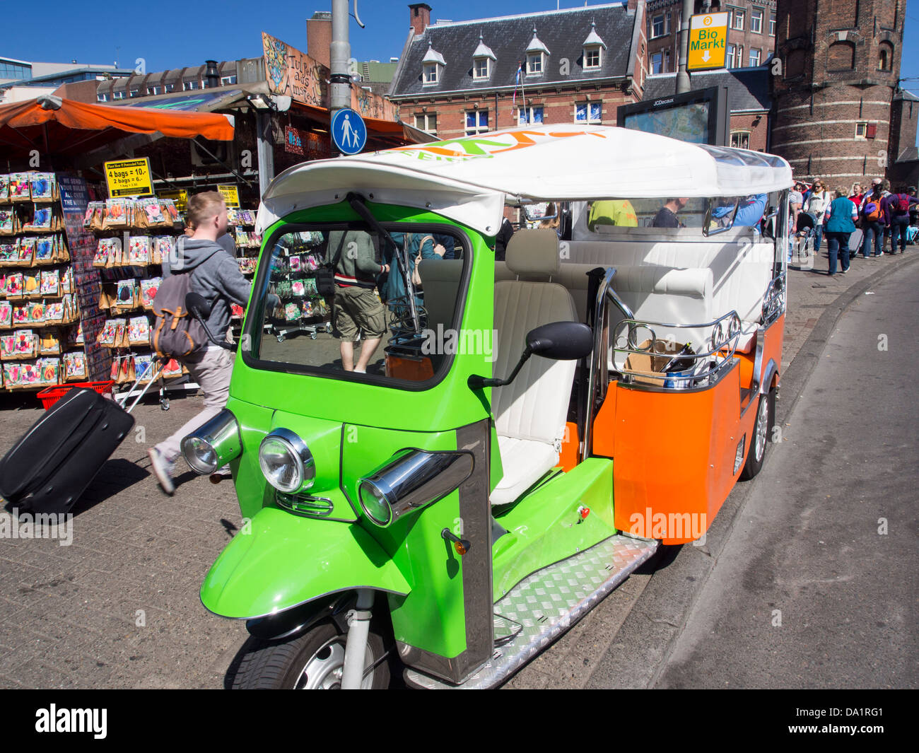 A rickshaw in Amsterdam, Netherlands Stock Photo - Alamy