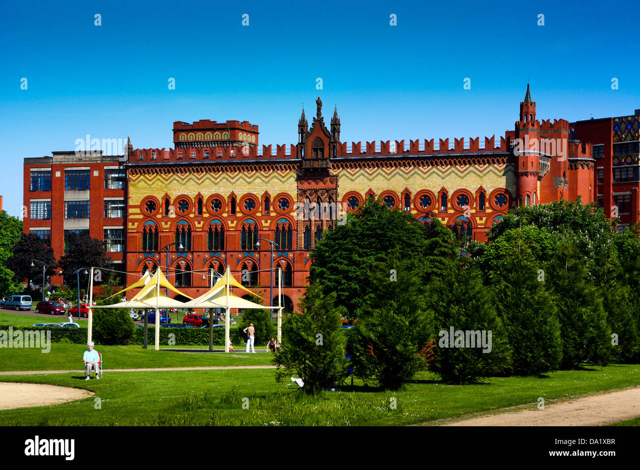 Former Templeton carpet factory Glasgow Stock Photo