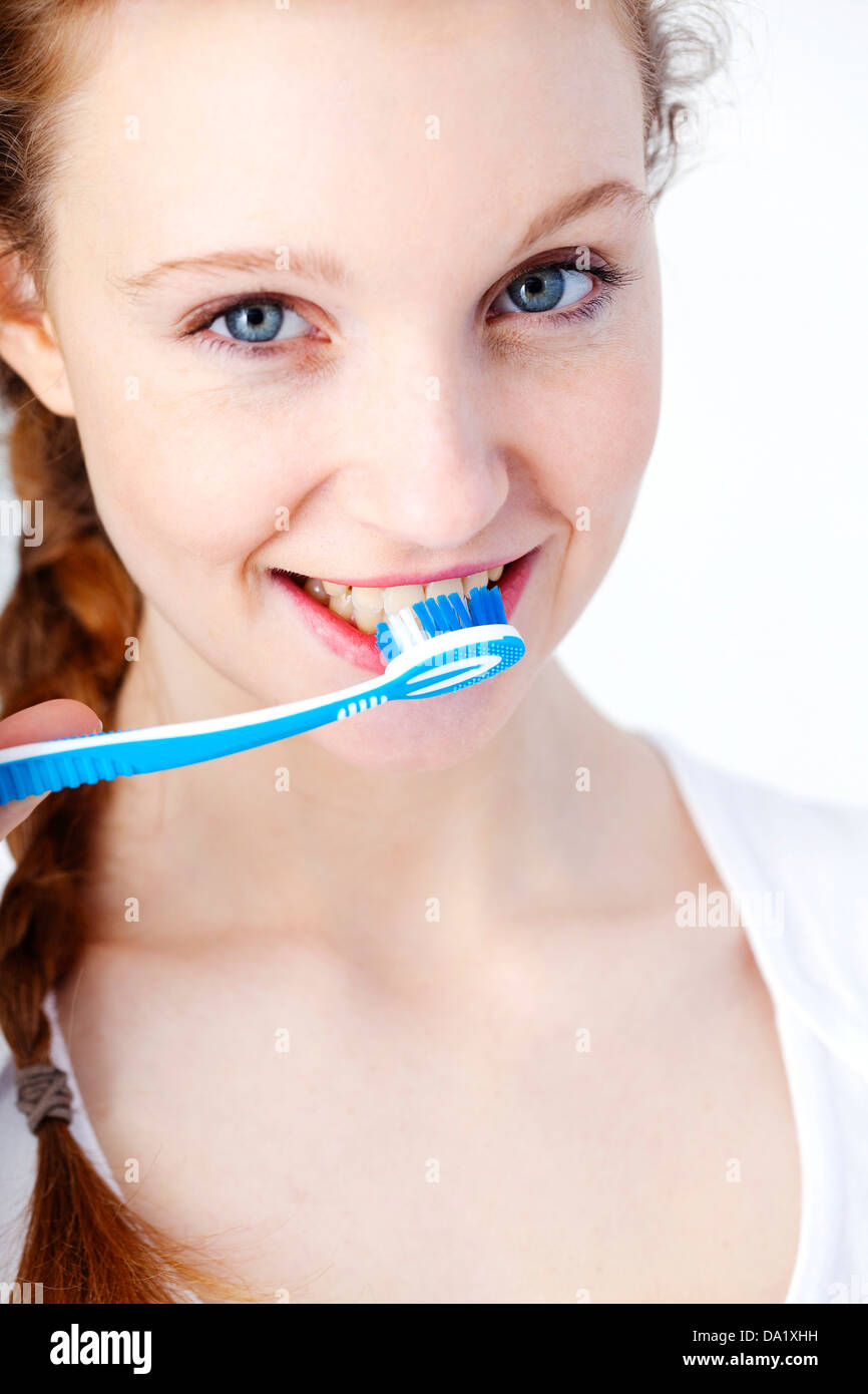 DENTAL HYGIENE, WOMAN Stock Photo - Alamy