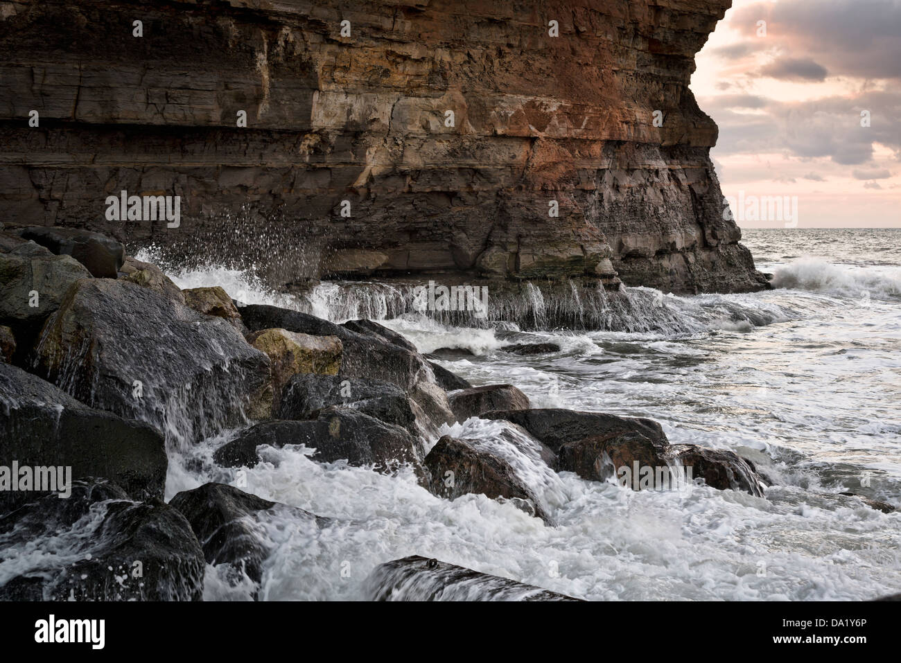 North Yorkshire Coast at Staithes Stock Photo Alamy