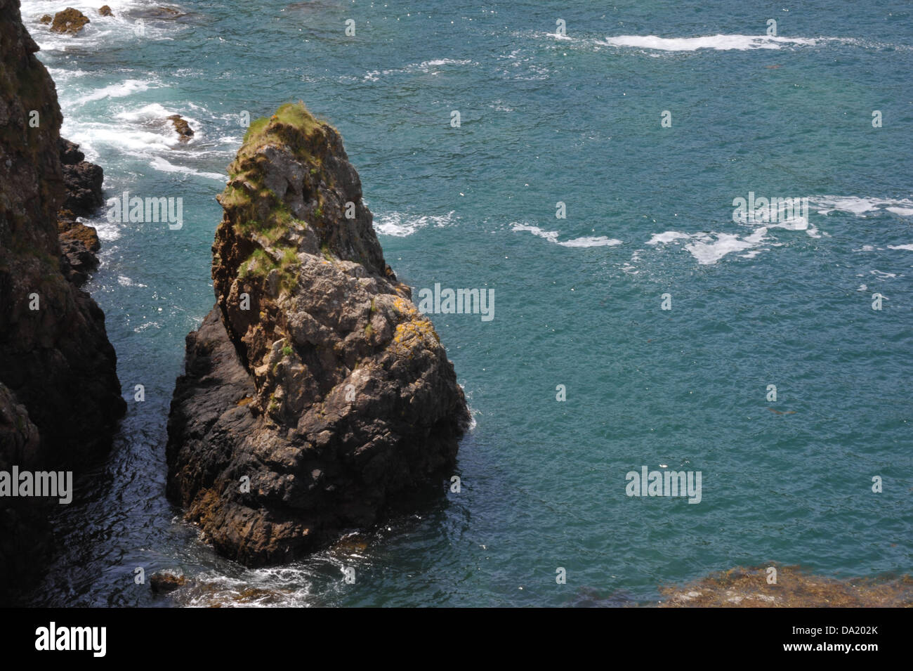 The coastline and area around Devils hole in Jersey Stock Photo Alamy