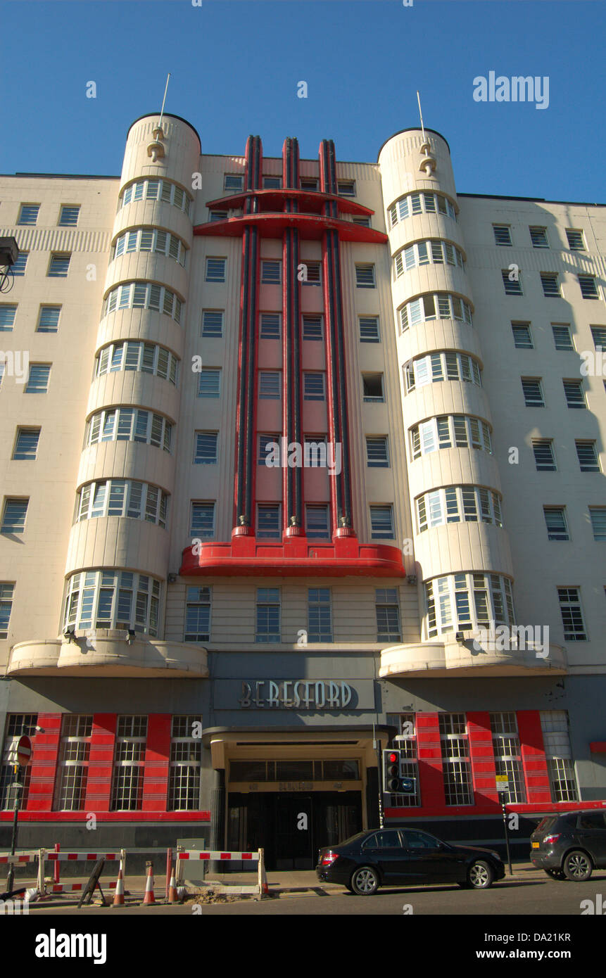 Art Deco building on Sauchiehall Street in Glasgow, Scotland Stock