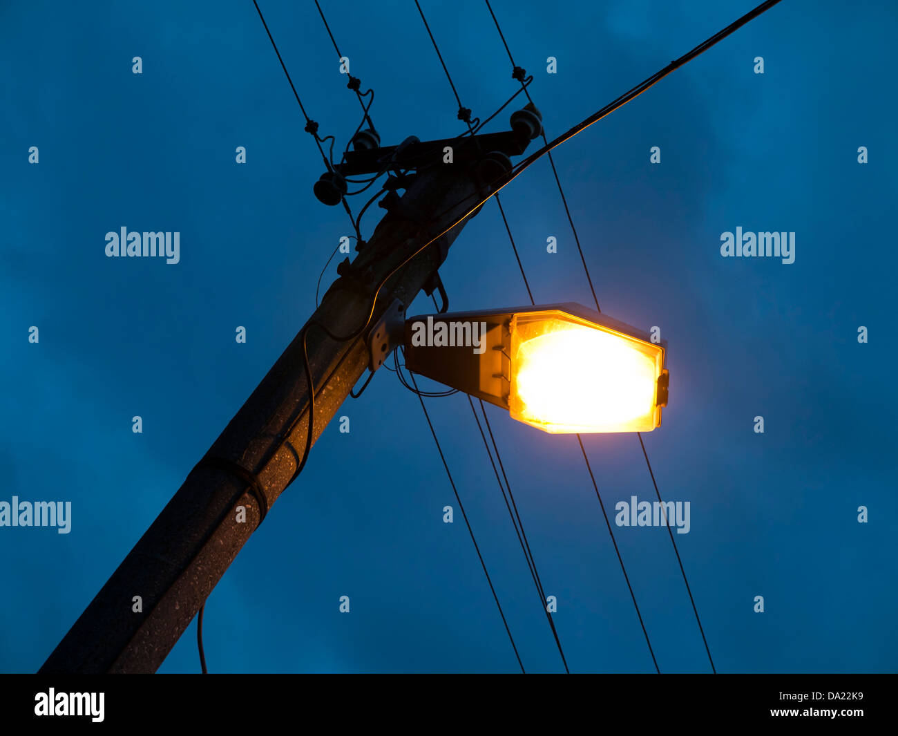 street lighting - street lighting lamp Stock Photo