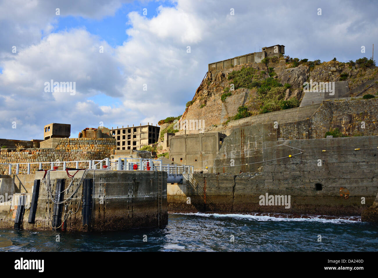 Gunkanjima, Nagasaki, Japan. Stock Photo