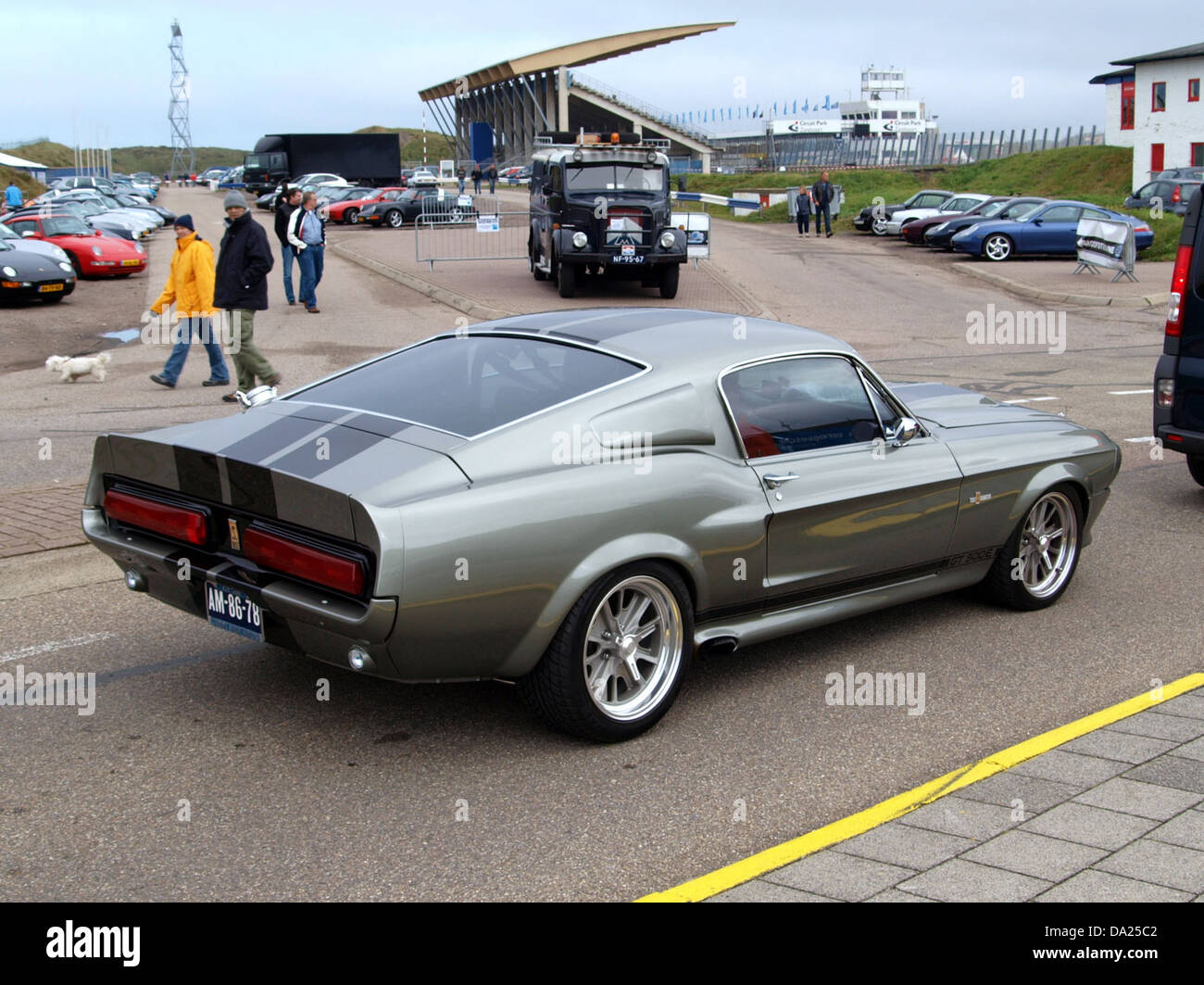 A 1967 Ford Mustang GT 500E showcased at the Nationaal Oldtimer ...
