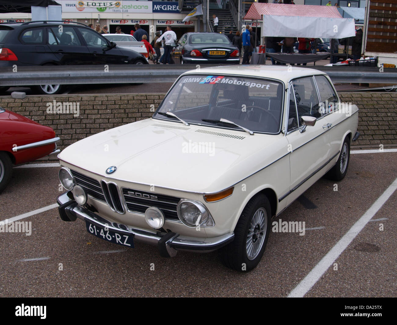 The 1971 BMW 2002, shown here at the 2010 Nationaal Oldtimer Festival ...