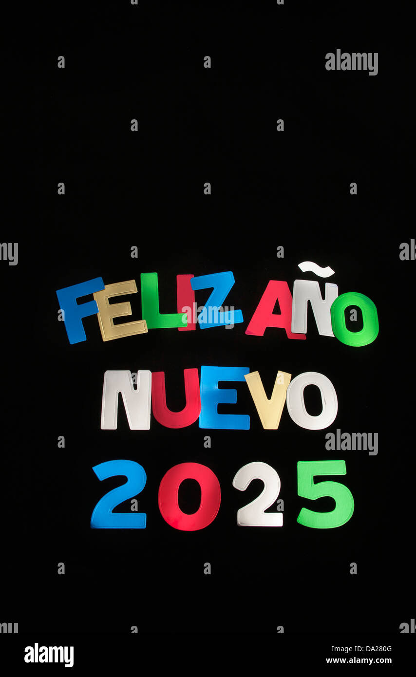 FELIZ ANO NUEVO 2025 Stock Photo Alamy