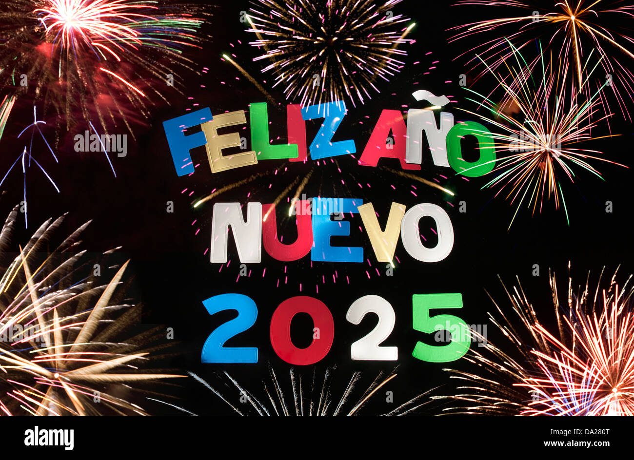 FELIZ ANO NUEVO 2025 Stock Photo Alamy
