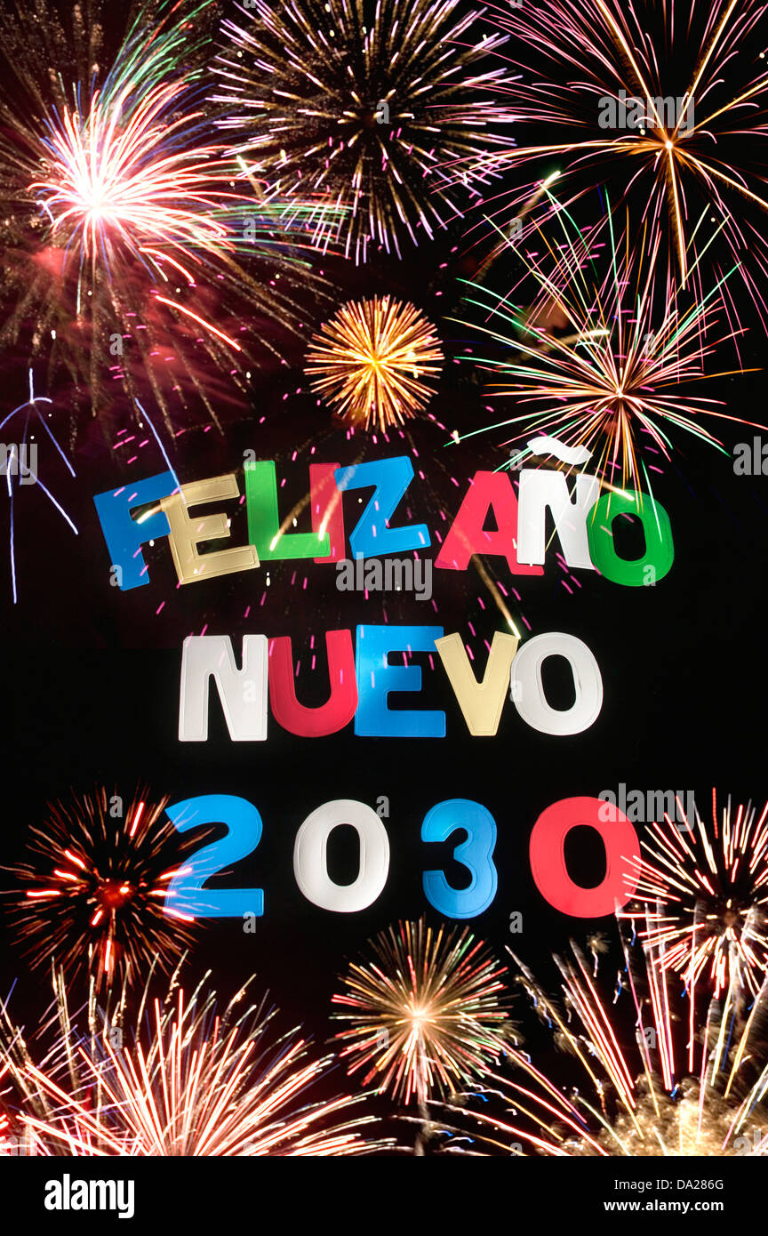 FELIZ ANO NUEVO 2030 Stock Photo Alamy