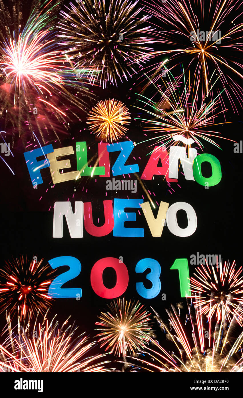 FELIZ ANO NUEVO 2031 Stock Photo - Alamy