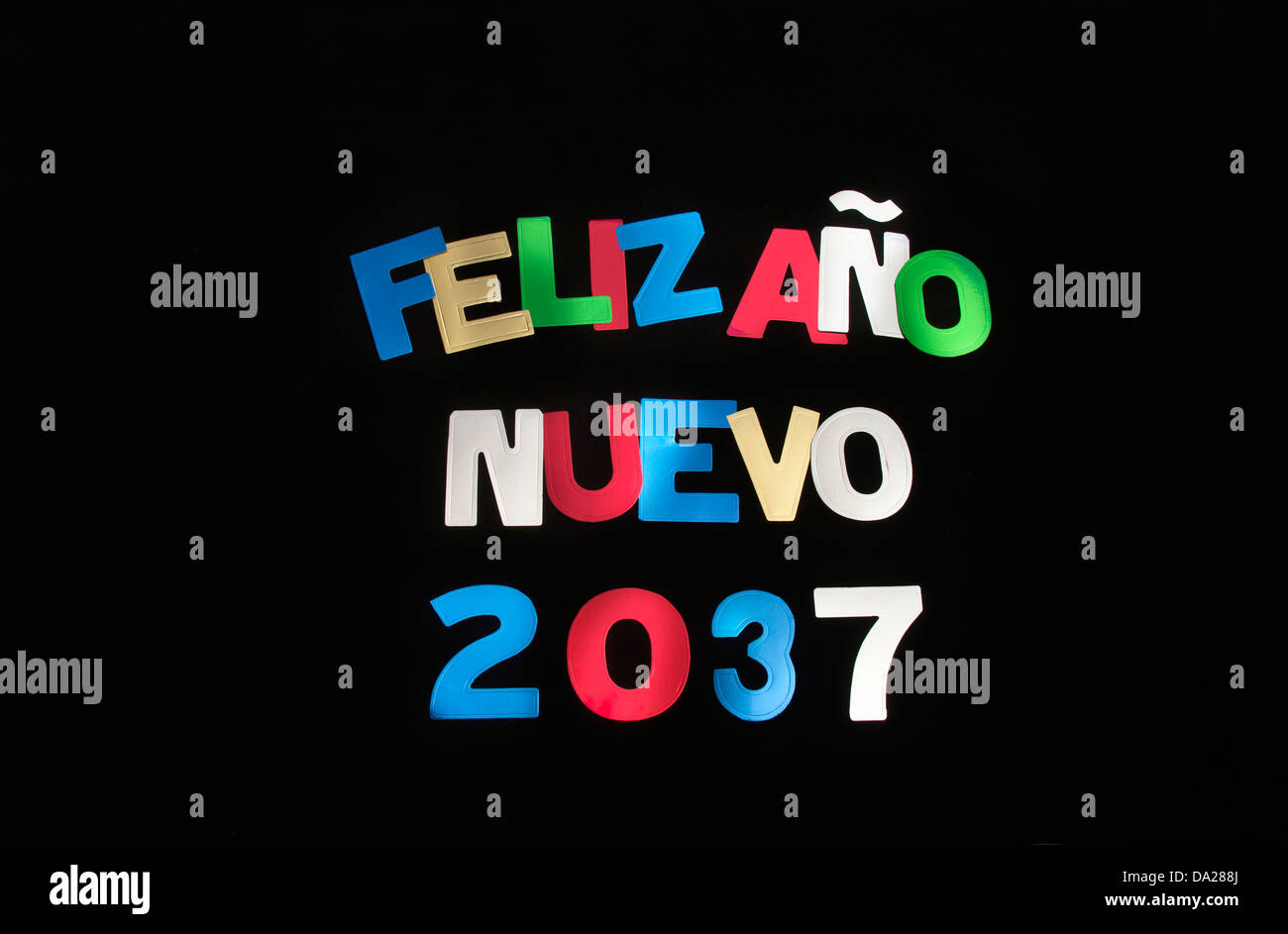 FELIZ ANO NUEVO 2037 - Stock Image
