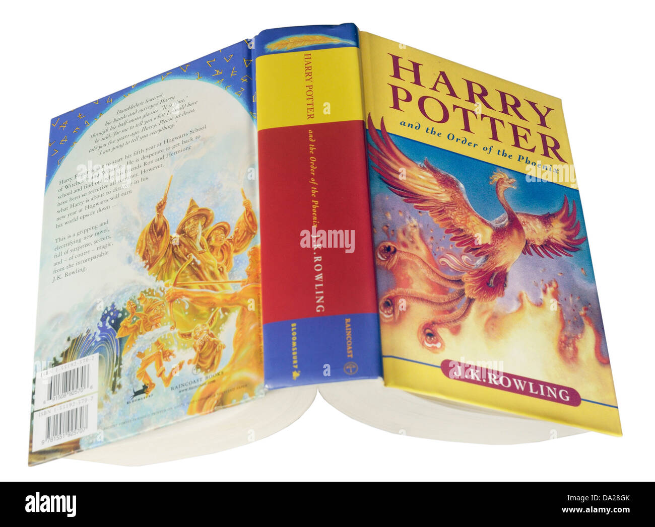 The 5th Harry Potter book Harry Potter and the Order of the Phoenix Stock Photo
