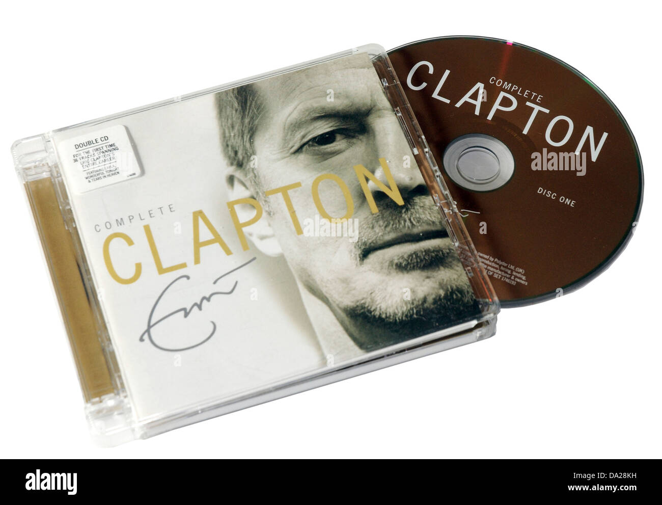 Eric Clapton Complete Clapton CD Stock Photo