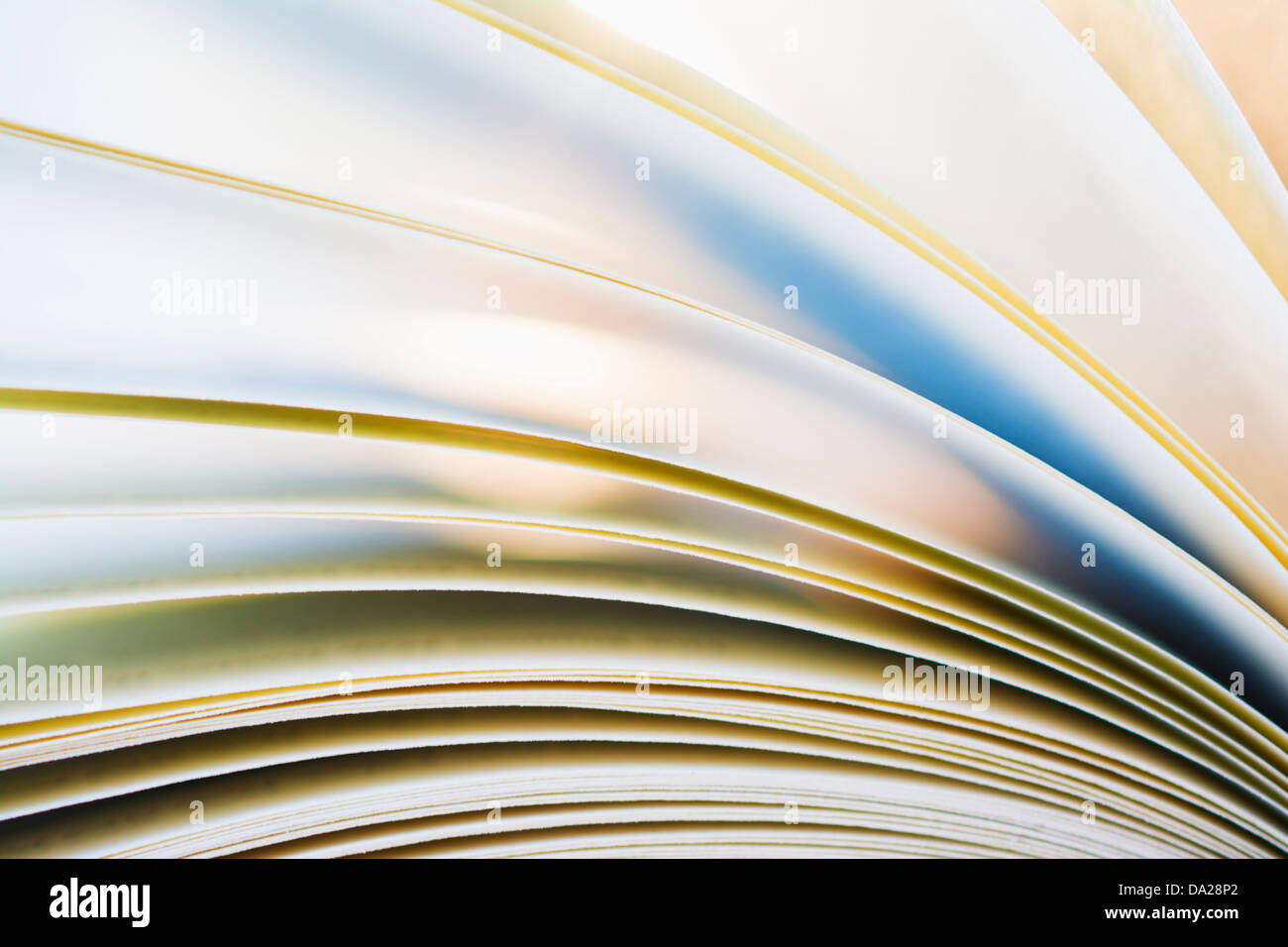 Book pages in motion Stock Photo Alamy