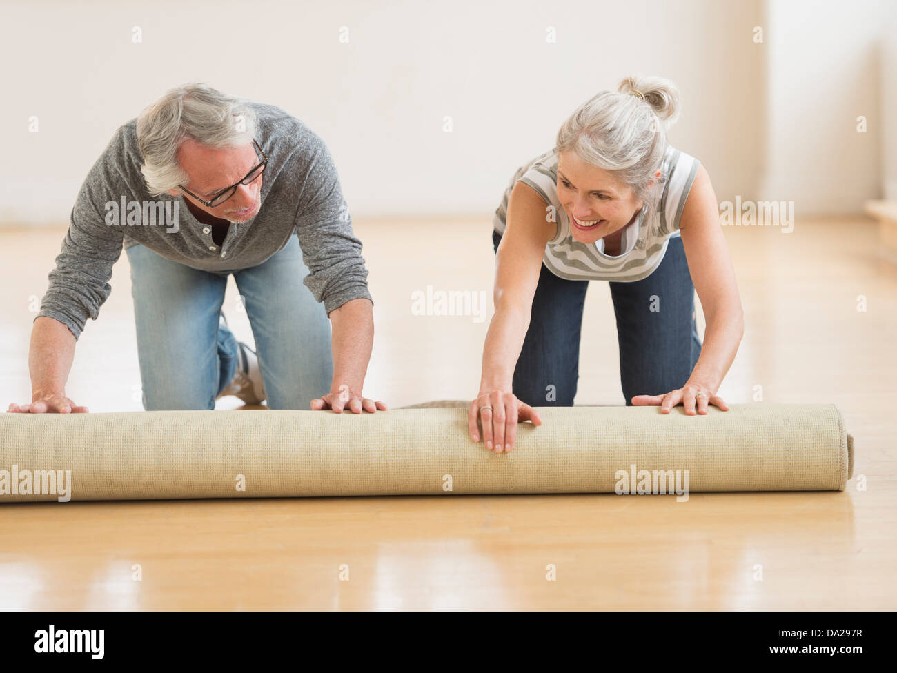 Men rolling on the floor hi-res stock photography and images - Alamy