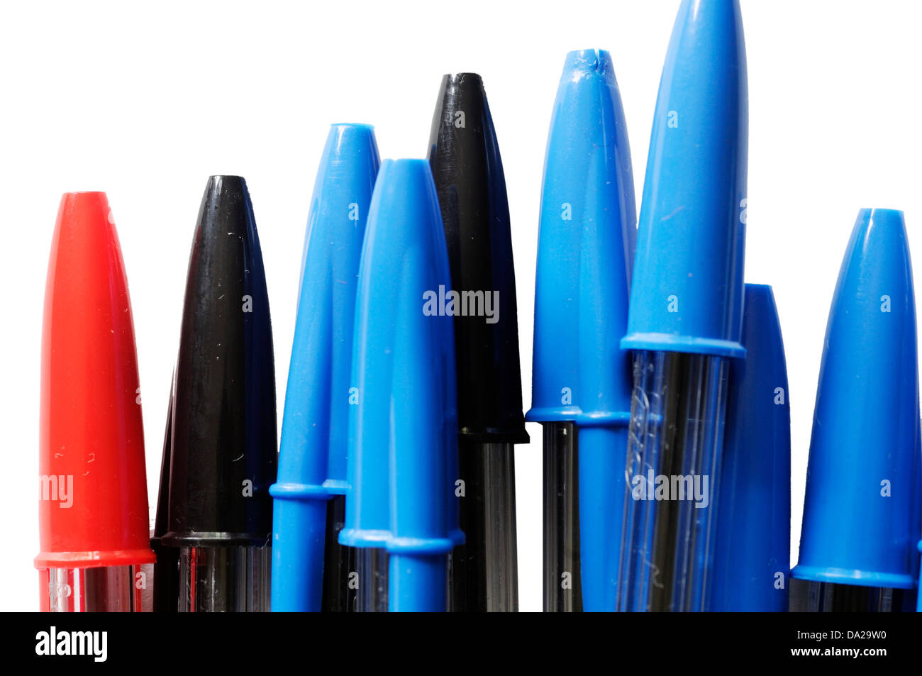 Ball point pens Stock Photo