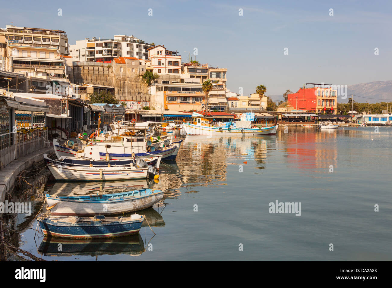 Mikrolimano Harbour, Mikrolimano Bay, Piraeus, Athens, Greece Stock Photo