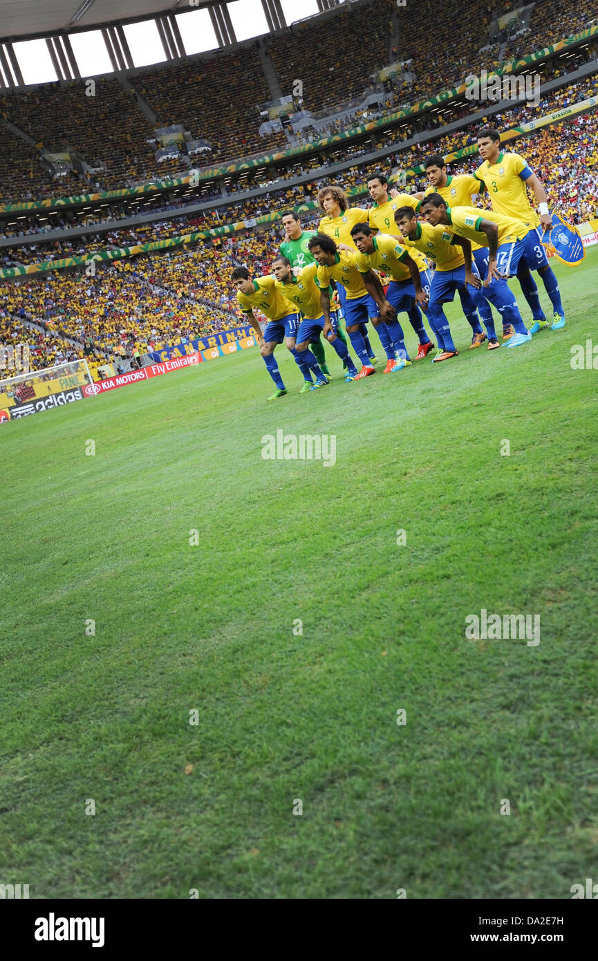 Brazil team group hi-res stock photography and images - Alamy