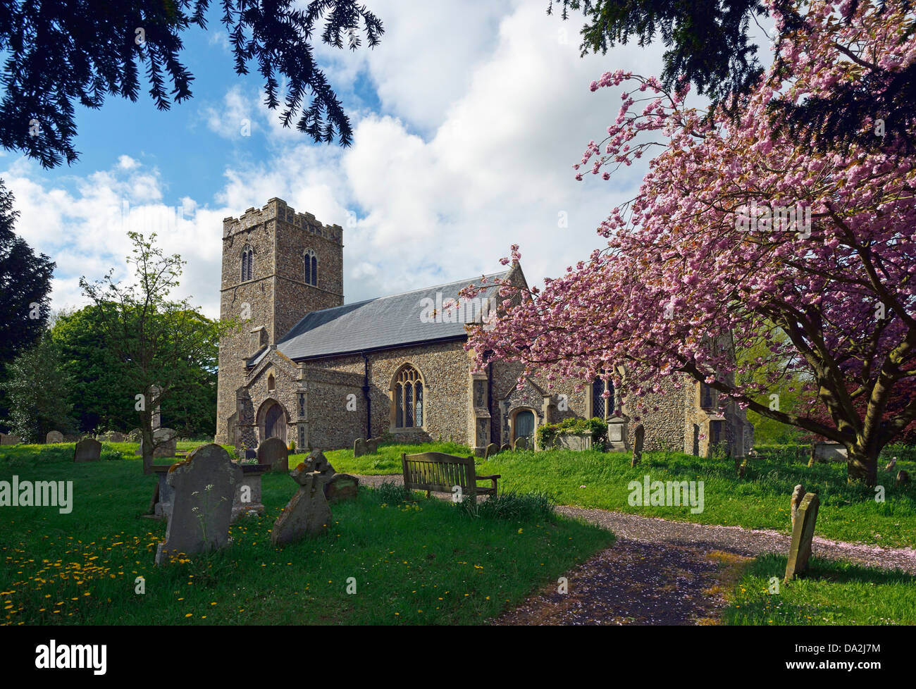 Church of Saint Mary. Benhall, Suffolk, England, United Kingdom, Europe