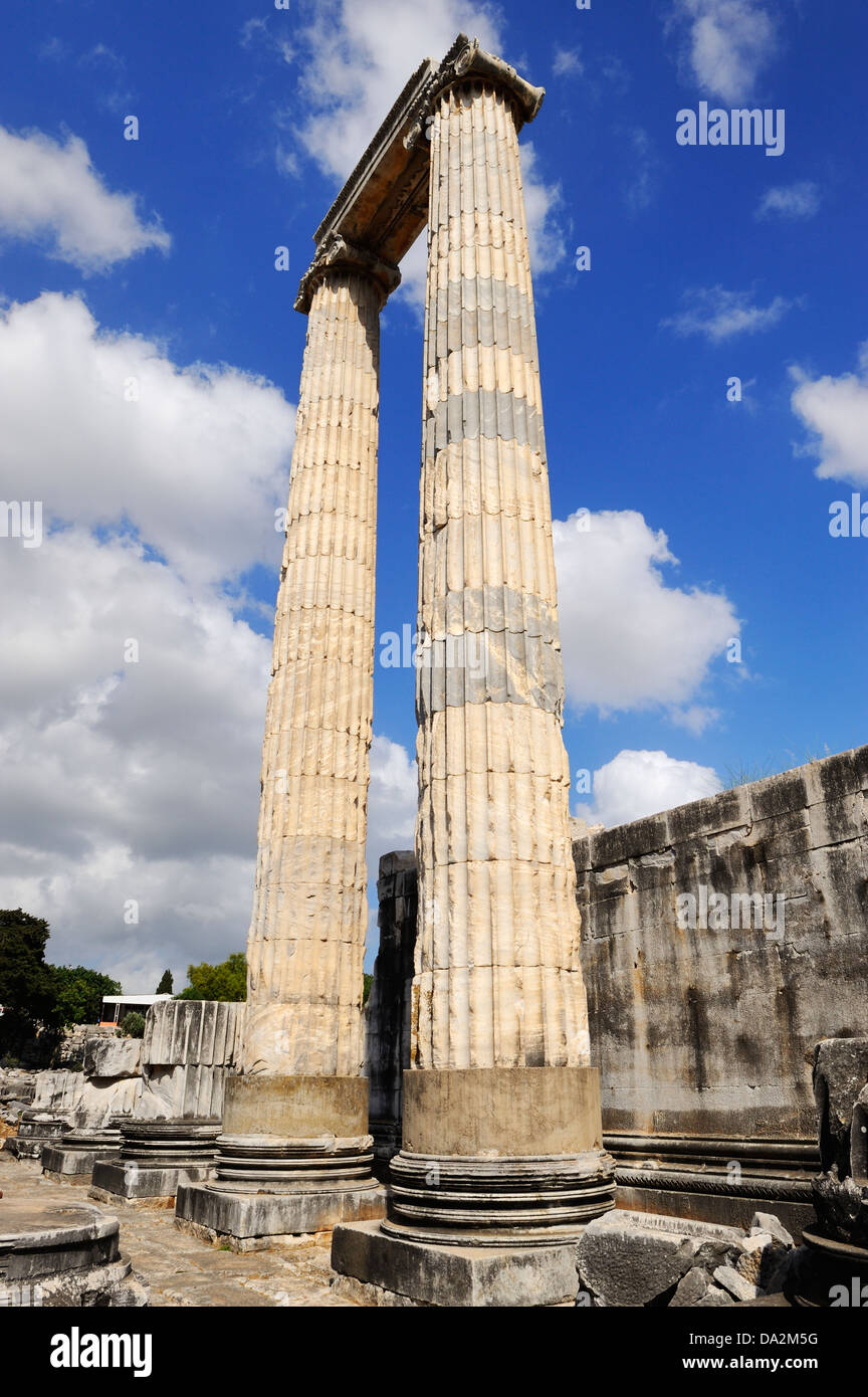 Temple Of Apollo At Didyma Modern Didim Aegean Coast Turkey Stock Photo Alamy