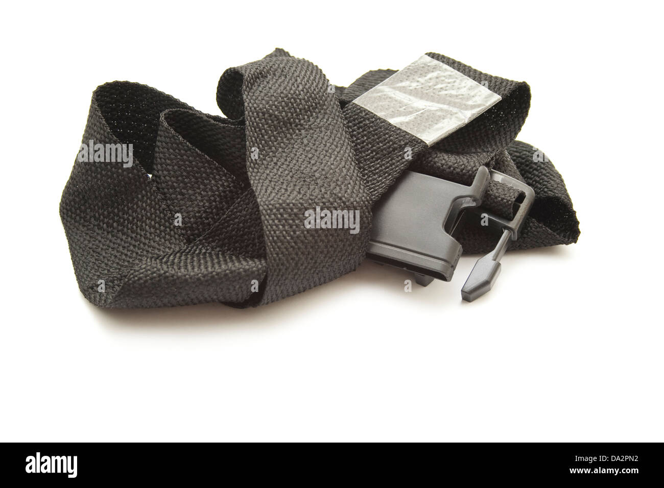 Black Suitcase Belt Stock Photo Alamy