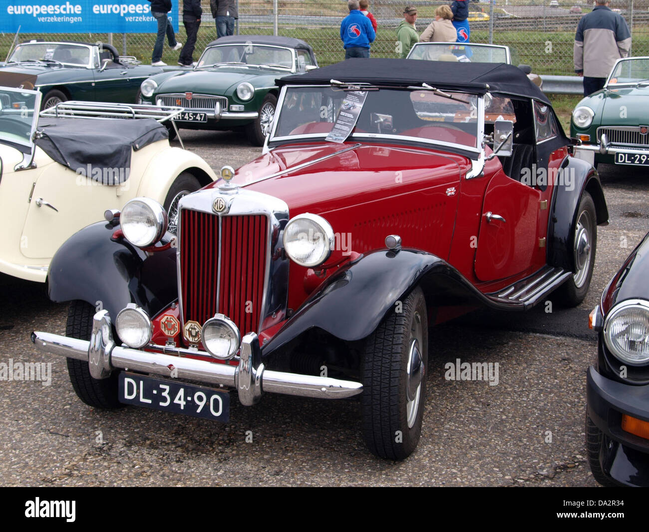 1951 MG TD, DL-34-90 pic1 Stock Photo