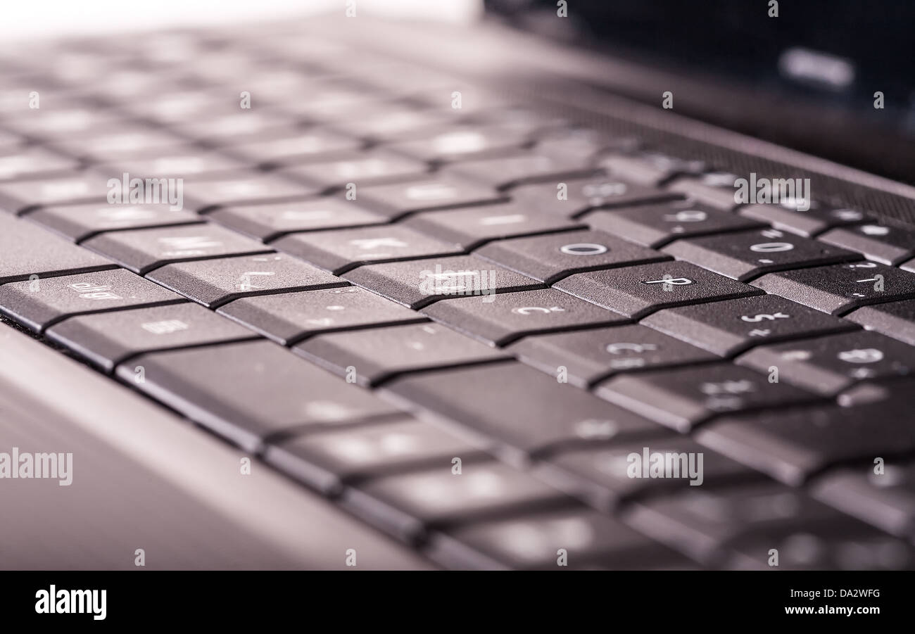 Keypads with cirilic letters Stock Photo