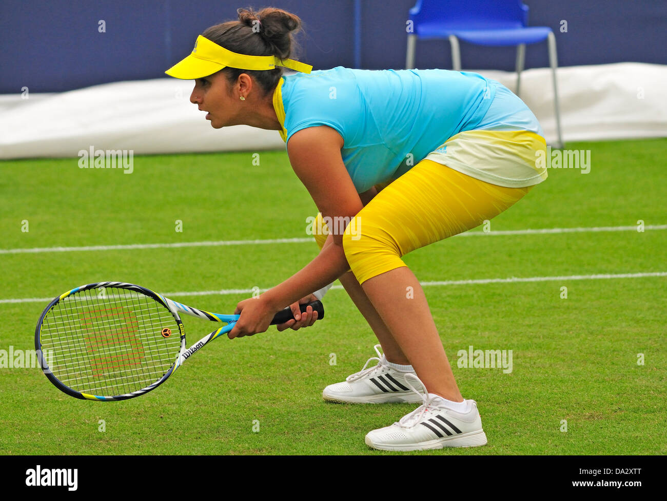 Sania Mirza (India) Aegon Tennis at Eastbourne, UK. 18th June. Sania Mirza (India) Stock Photo