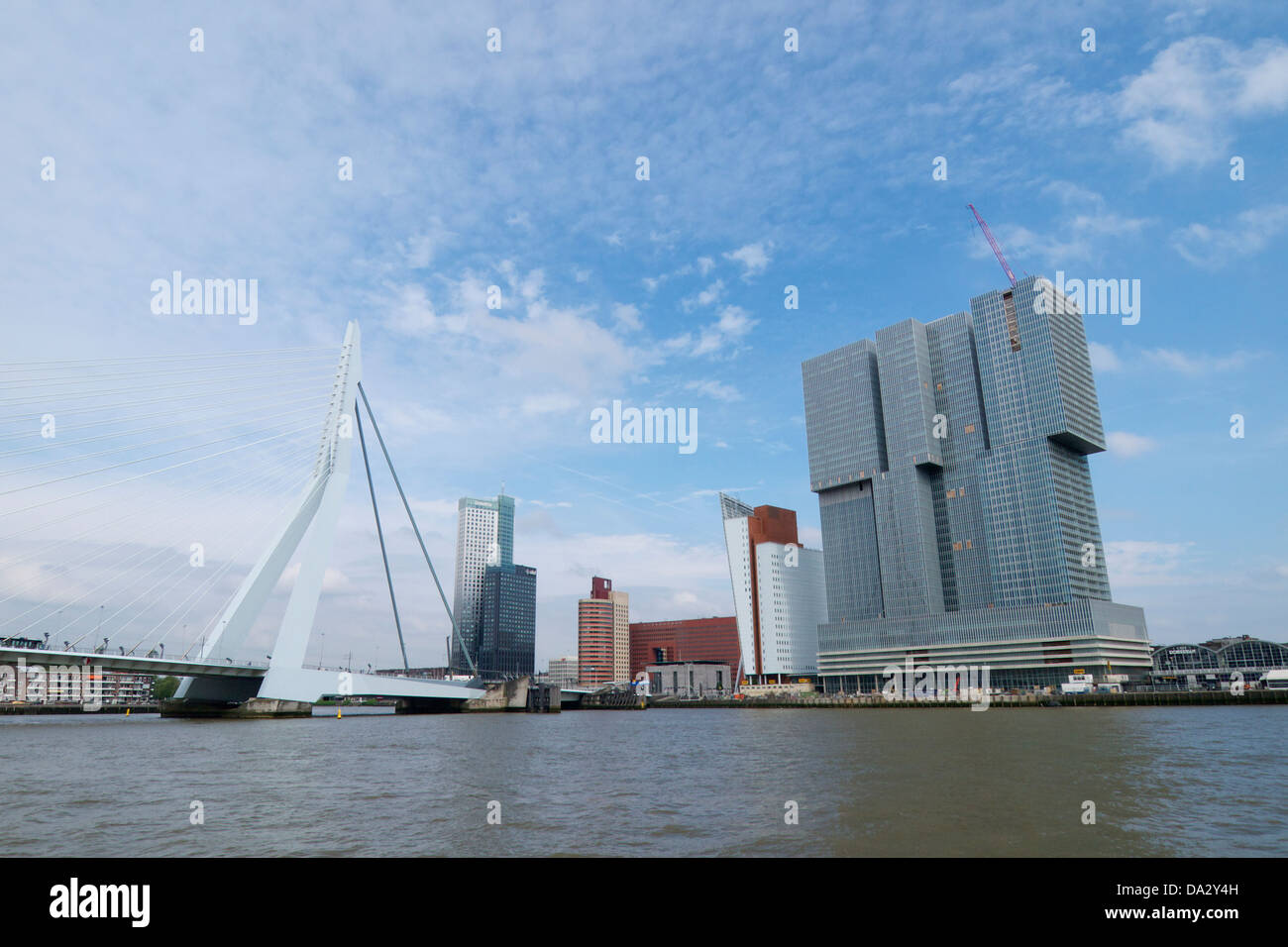 the kop van zuid area of the city centre of Rotterdam, the Netherlands Stock Photo