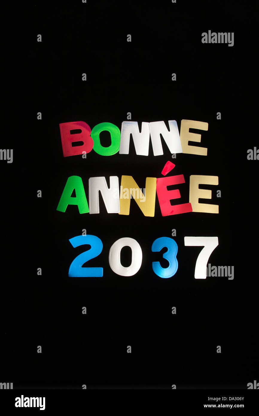 Bonne annee 2037 hi-res stock photography and images - Alamy