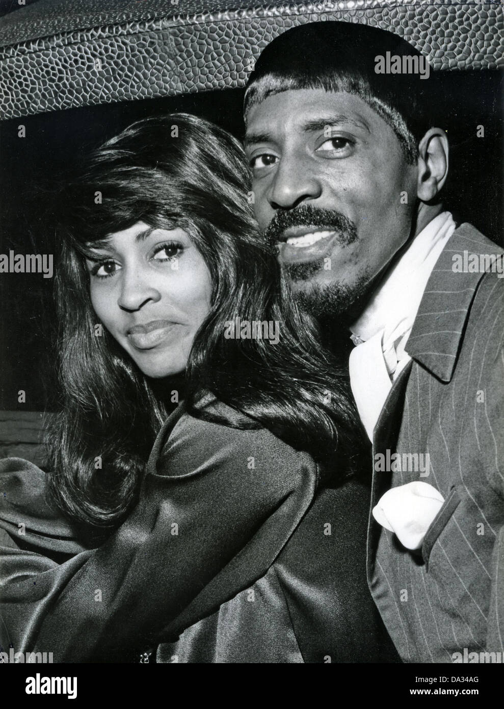 IKE & TINA TURNER  US rock musicians about 1968 Stock Photo