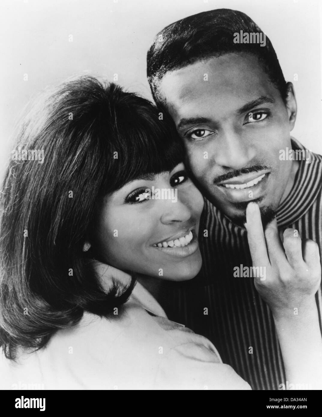 IKE & TINA TURNER Promotional photo of US rock musicians about 1968 Stock Photo