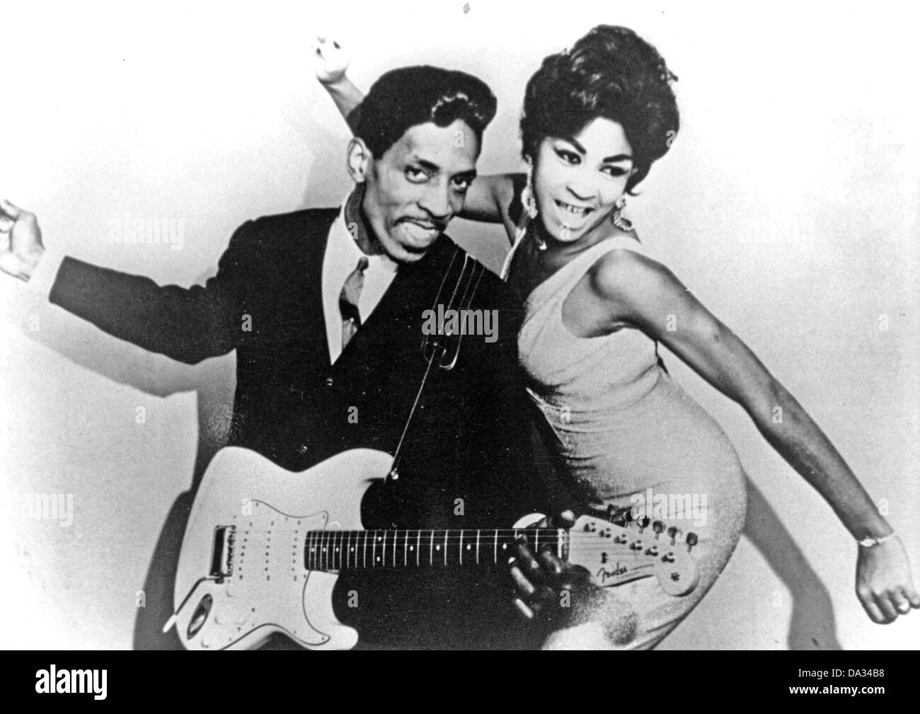 IKE & TINA TURNER Promotional photo of US rock musicians about  1965 Stock Photo