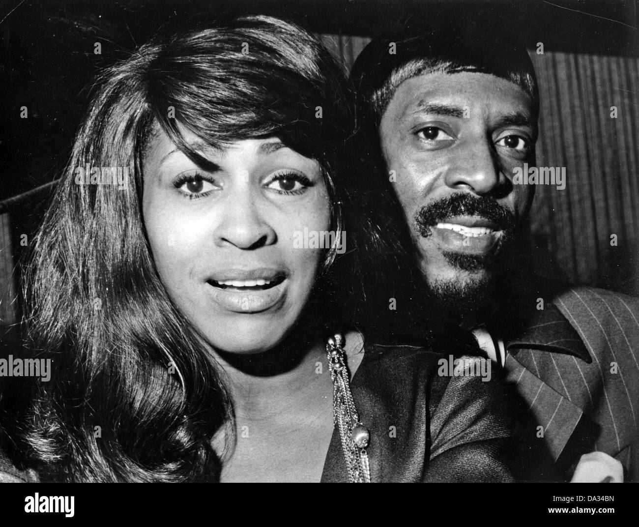 IKE & TINA TURNER US rock musicians about 1970 Stock Photo