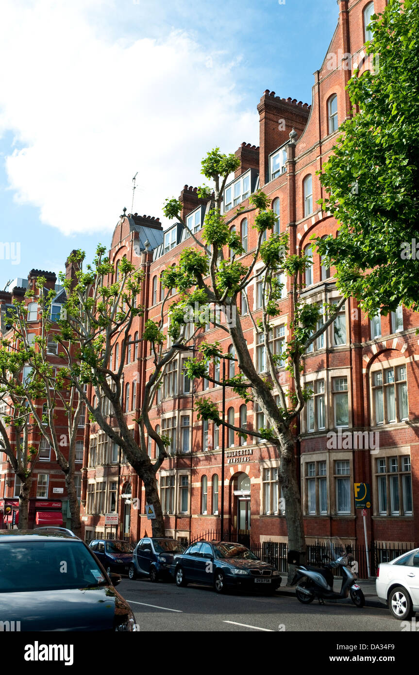 Dulverton Mansions, Gray's Inn Road, Holborn, London, UK Stock Photo