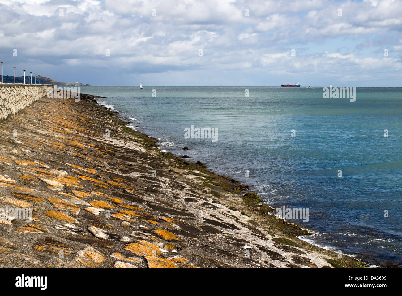 Promenade, Irish Sea, Dún Laoghaire, Ireland Stock Photo Alamy