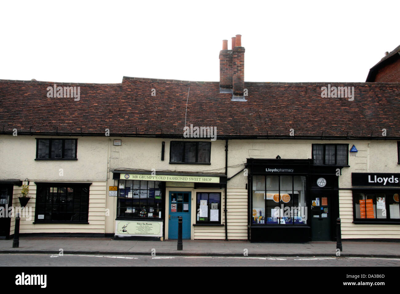 The High Street in the small market town of Chipping Ongar in Essex