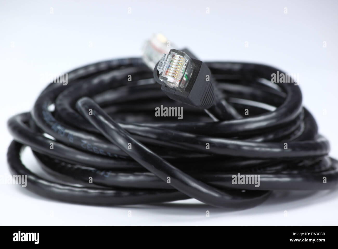Computer Network Cable Stock Photo