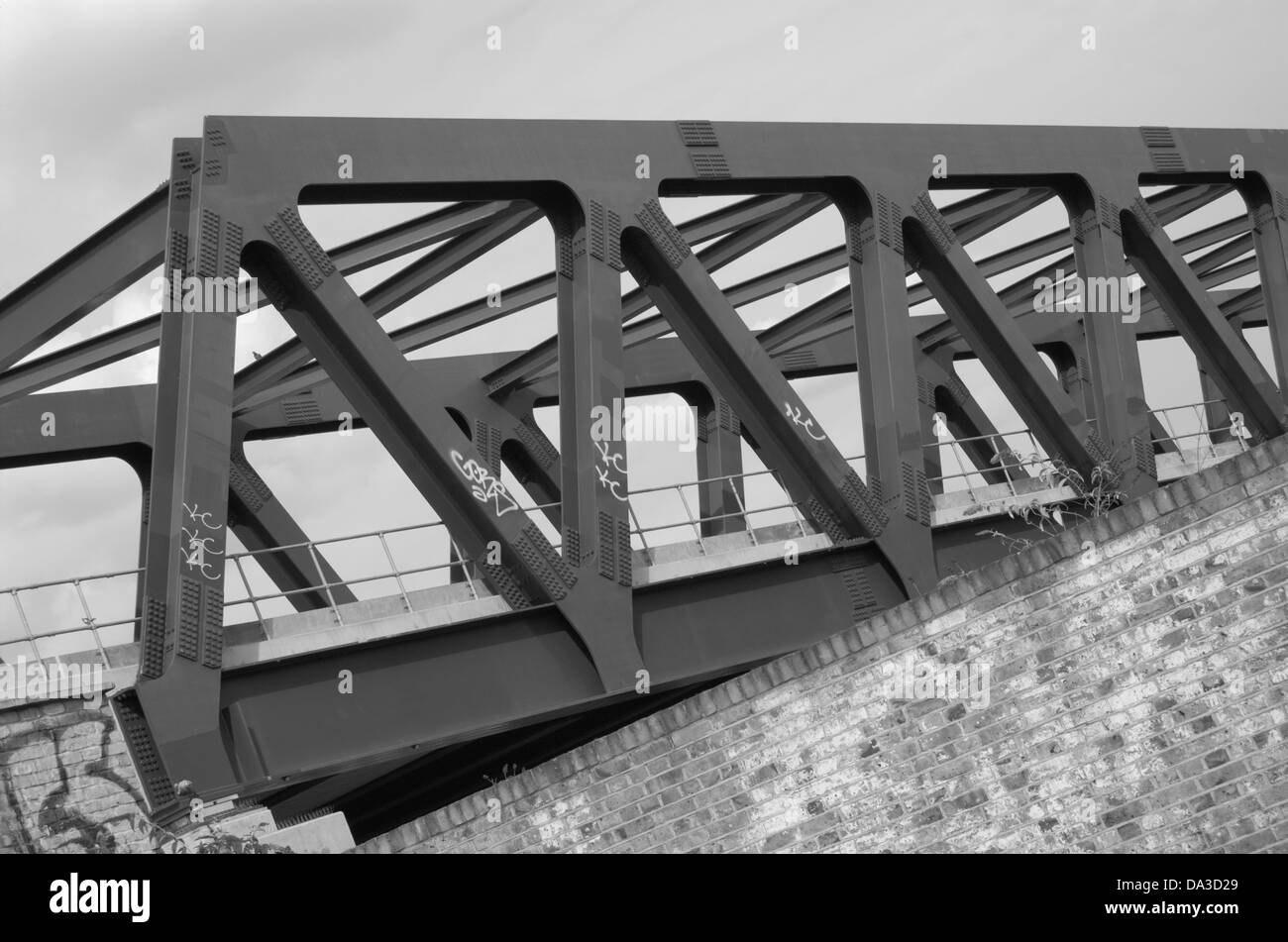 Brick railway bridge Black and White Stock Photos & Images Alamy
