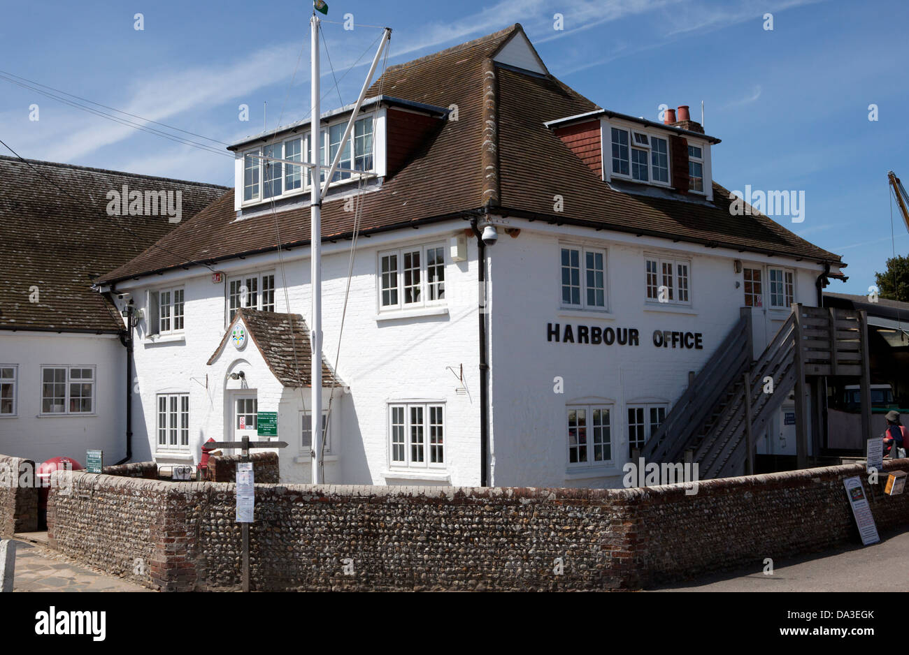 Chichester Harbour office at Itchenor, West Sussex. UK Stock Photo