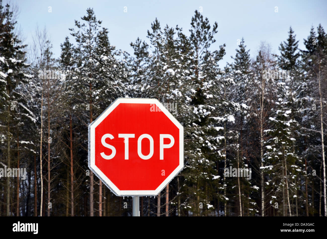 Obligation to stop Stock Photo